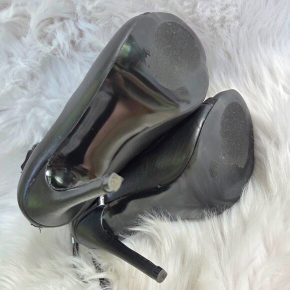 STEVE MADDEN Seductive Strappy Rhinestone Lace-Up Dress Leather Booties Size 7 - Picture 14 of 16